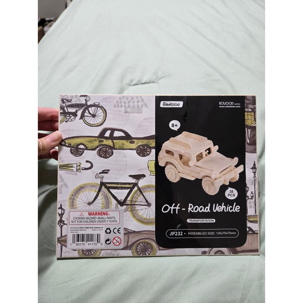 Off road vehicle wooden 3d puzzle new
